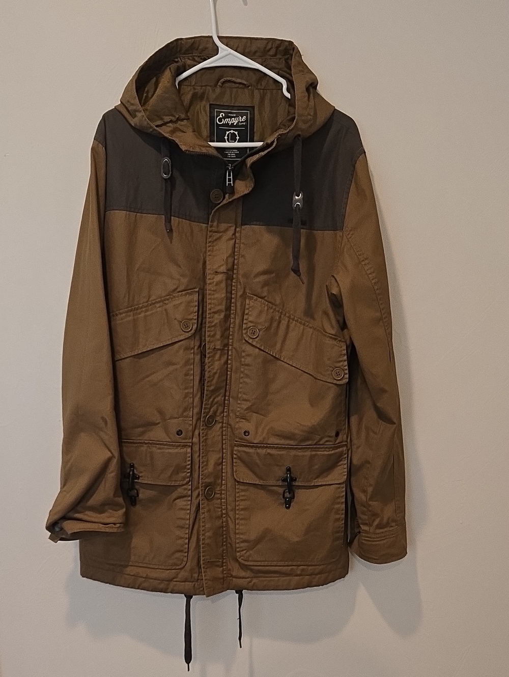 Men's Hooded Jacket - Brown